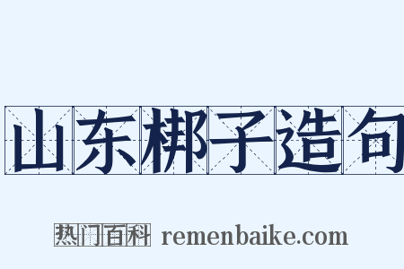 山东梆子造句是什么意思的图片